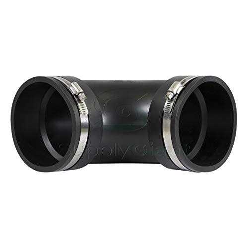 Supply Giant 6i62 Flexible Pvc Reducing Coupling with Stainless Steel Clamps - MT - Mrs Treak