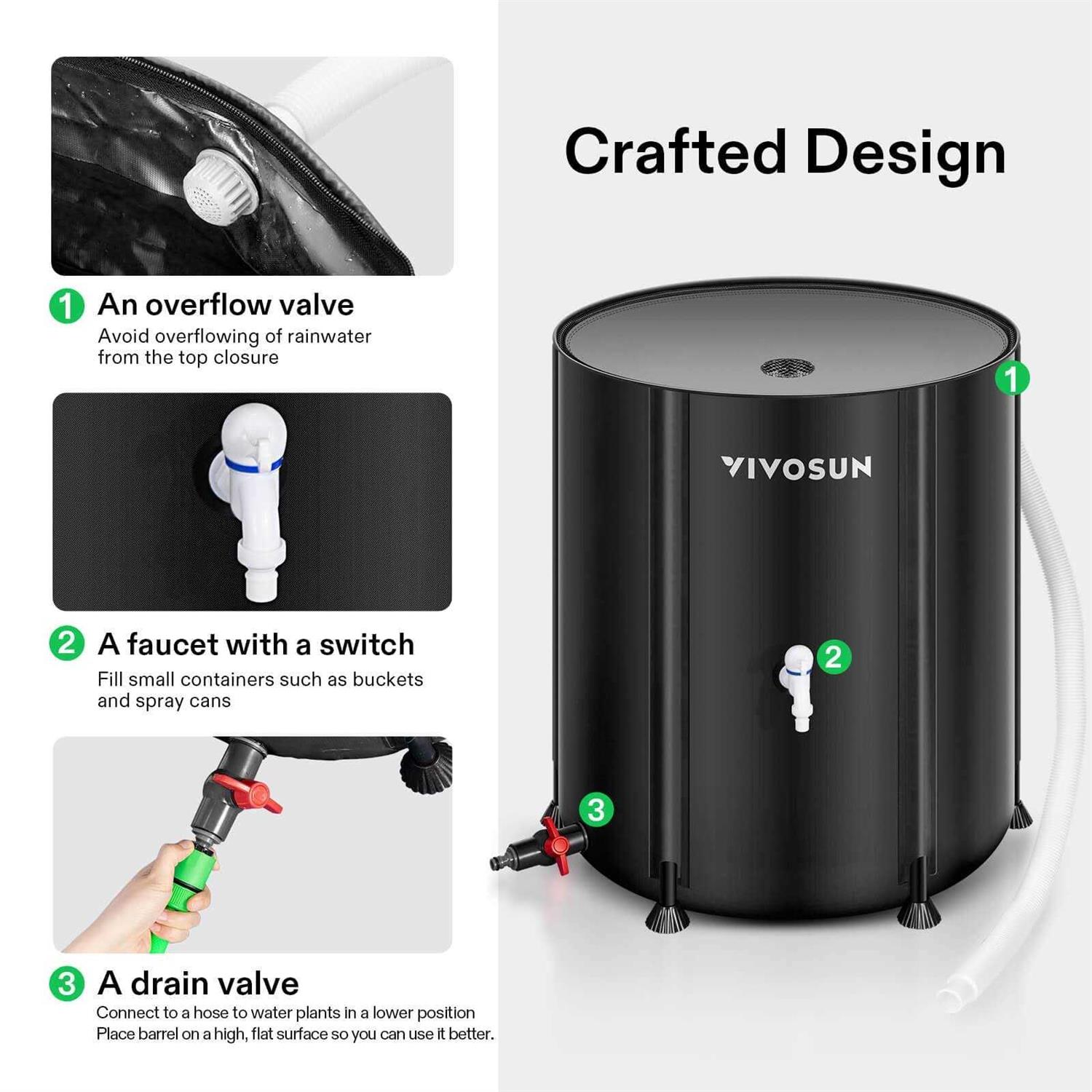 VIVOSUN Black and White Panda Film 10 x 5.5 Mil Poly Film - MT - Mrs Treak