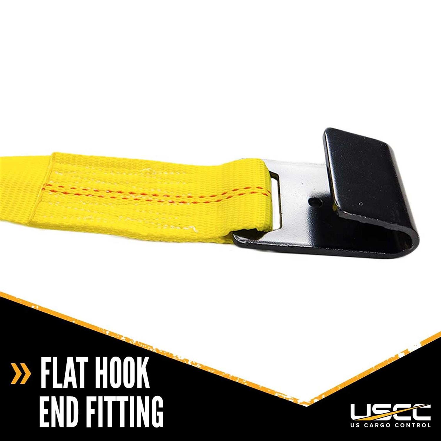 US Cargo Control Winch Strap Flat Hook - MT - Mrs Treak