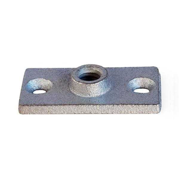 The Plumber’s Choice Rod Hanger Plate in Galvanized Iron for 0 Threaded Rod - MT - Mrs Treak