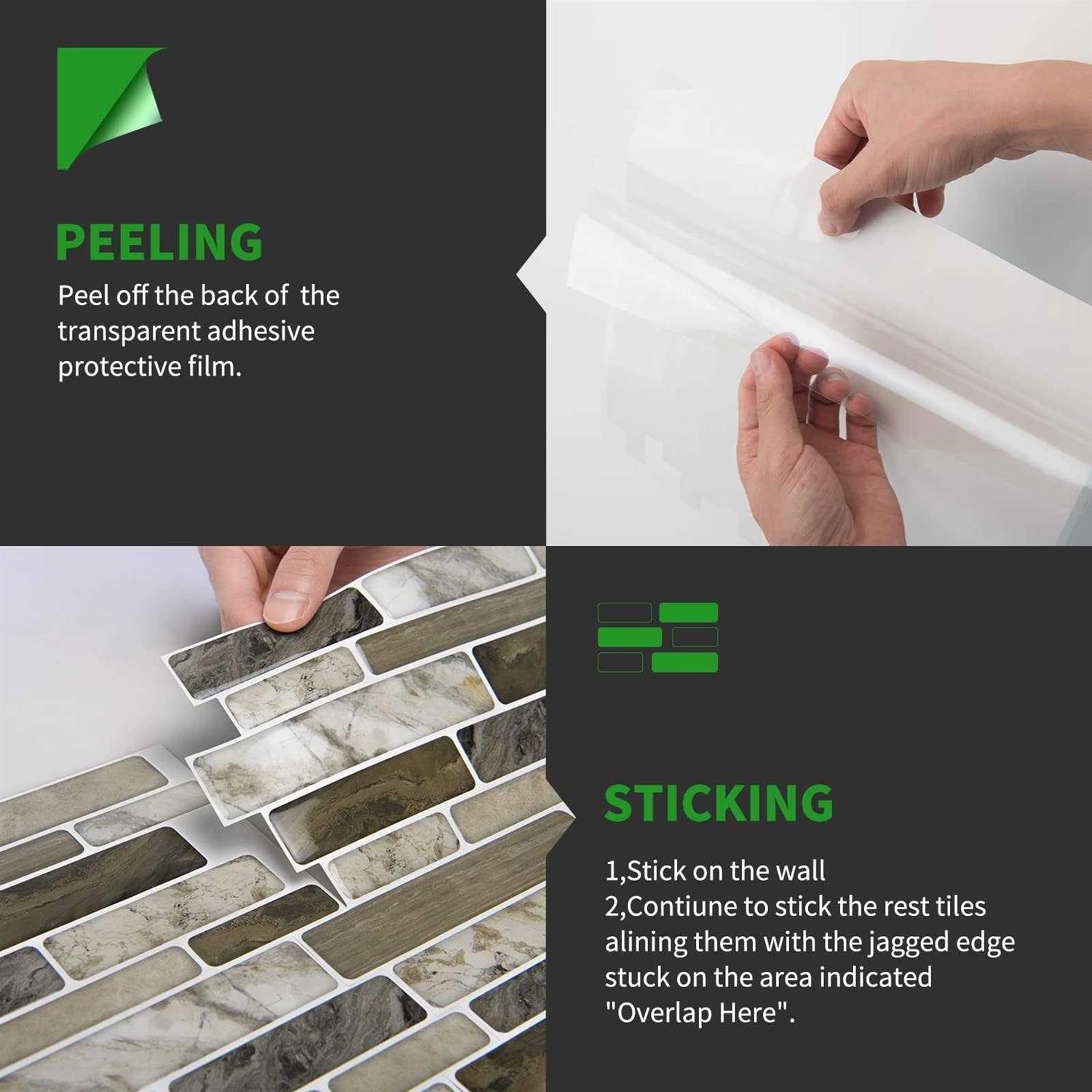 Longking Self-Adhesive Kitchen Backsplash - MT - Mrs Treak