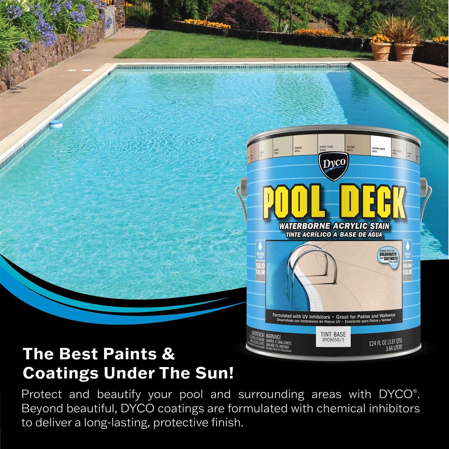 Dyco Paints Pool Deck Low Sheen Waterborne Acrylic Stain - MT - Mrs Treak