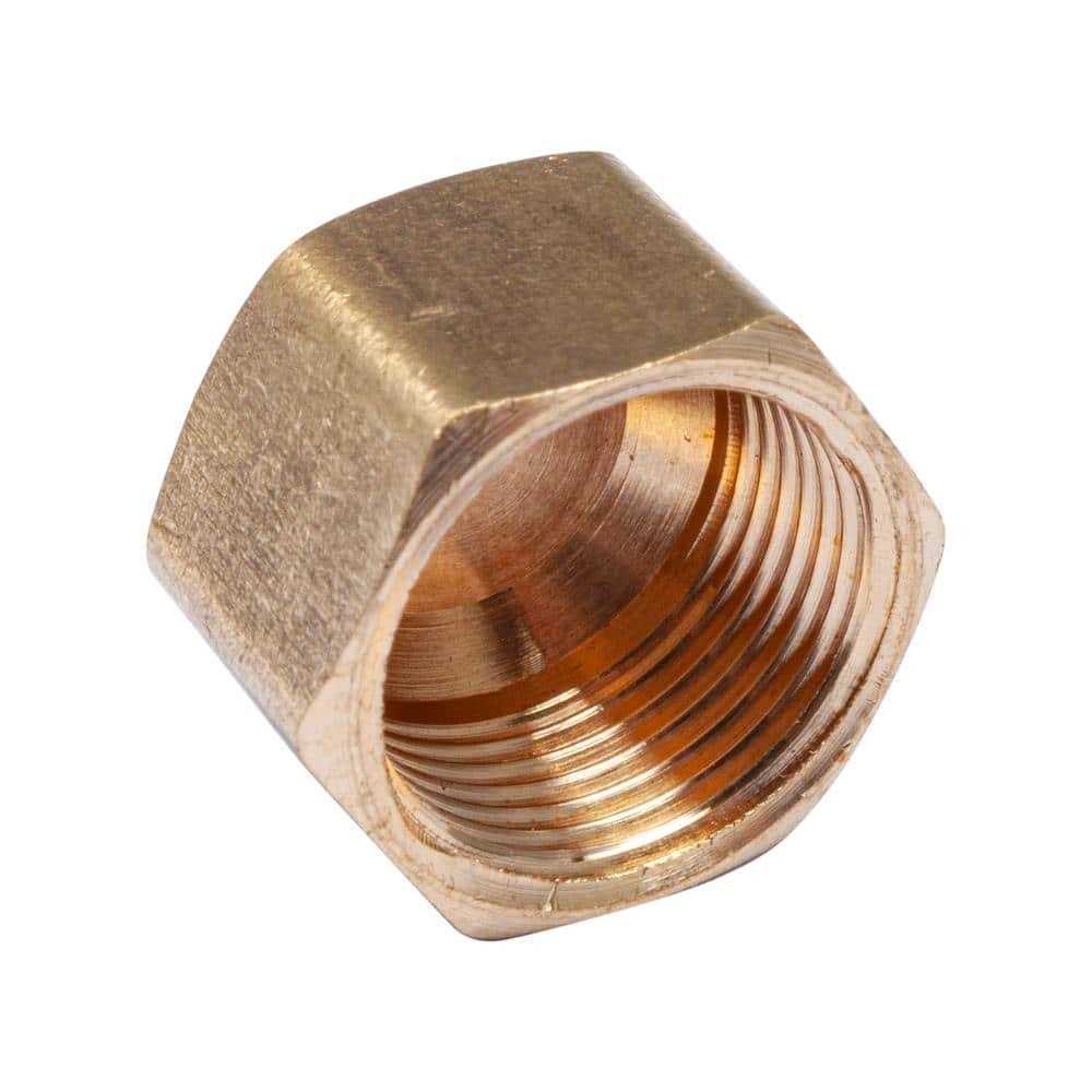 LTWFITTING 3/8 in. x MIP Brass Pipe Hex Reducing Nipple Fitting - MT - Mrs Treak