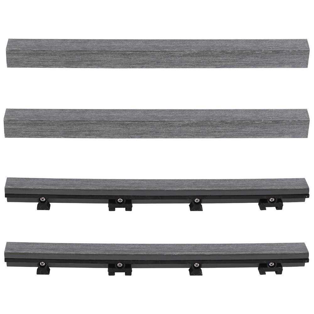 NewTechWood 1/12 ft. x 1 ft. Quick Deck Composite Deck Tile Inside Corner Trim - MT - Mrs Treak