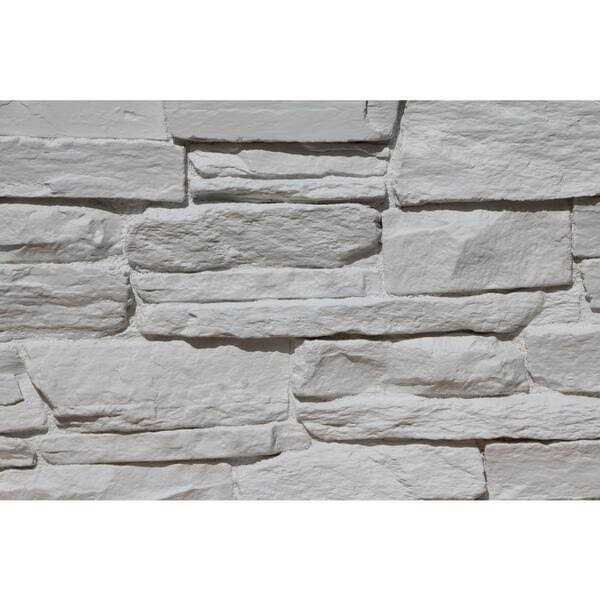 TRITAN BP Ledge Stone 48 in. x 24.25 in. Polyurethane Interlocking Siding Panel - MT - Mrs Treak