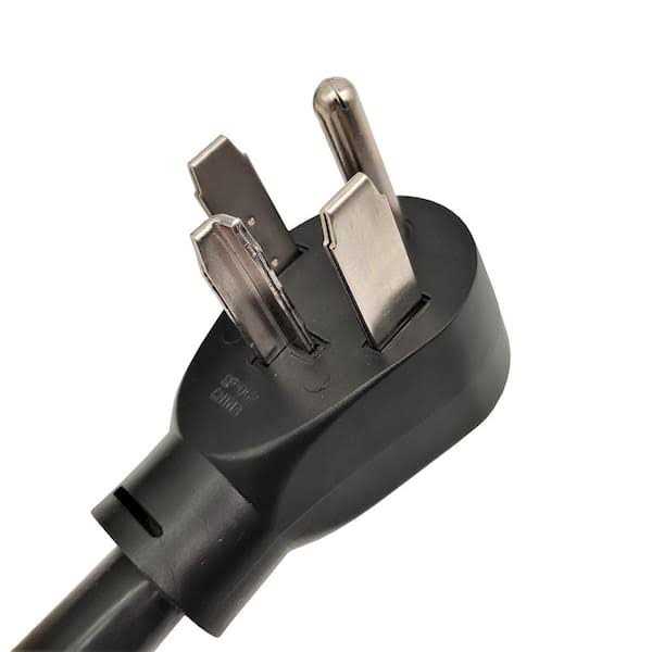 Parkworld 3 ft. 10/4 4-Wire Dryer 30 Amp 4-Prong Y Adapter Cord NEMA 14-30P Plug to 14-30R Receptacle - MT - Mrs Treak