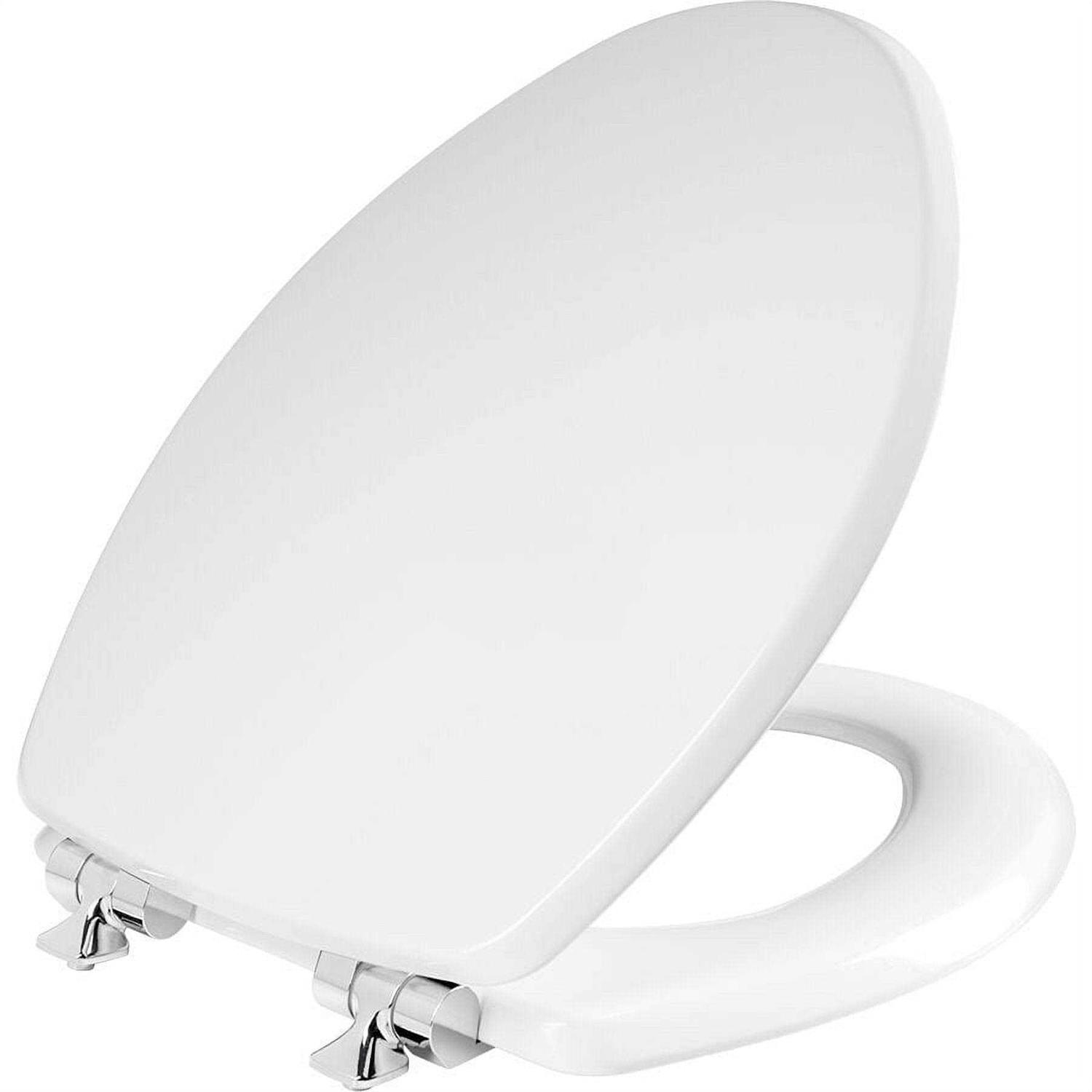 Mayfair Toilet-seat Wood Elongated White - MT - Mrs Treak