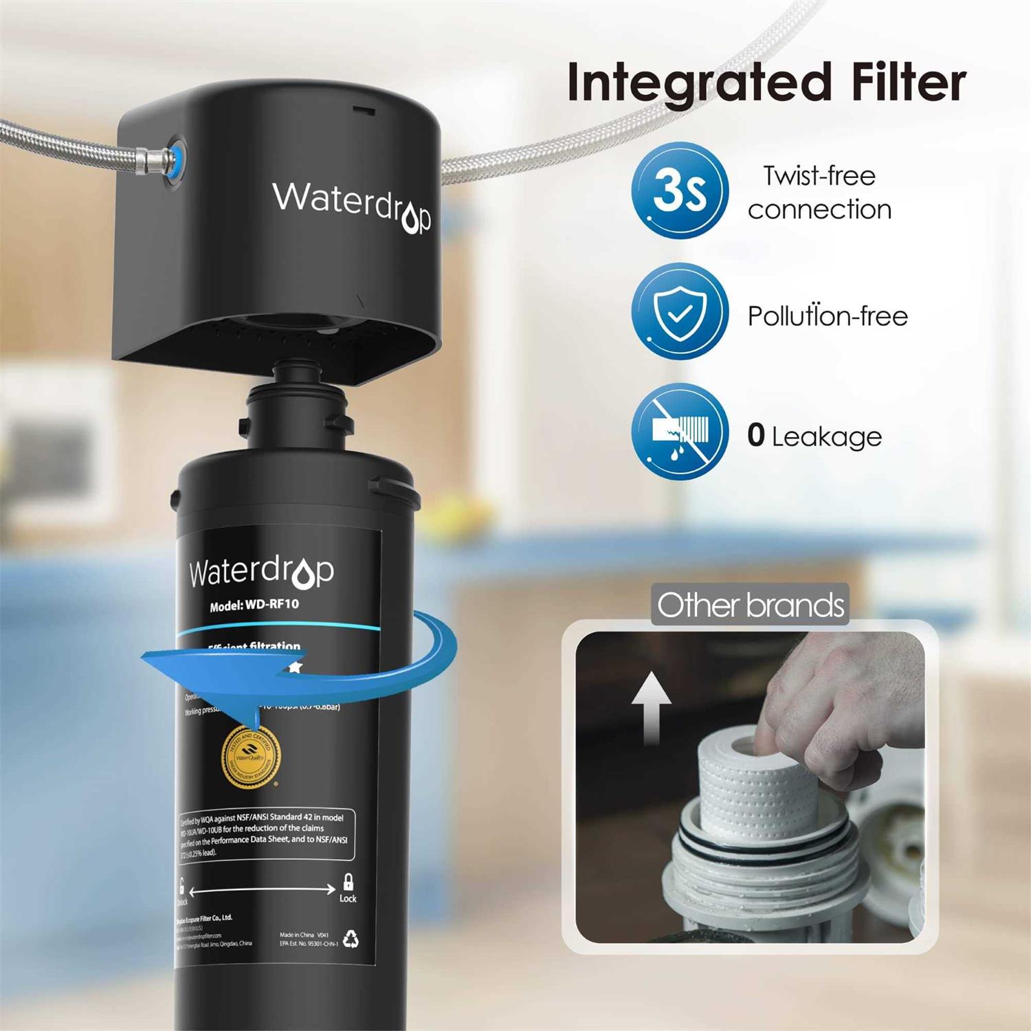 Waterdrop 10ua Under Sink Water Filter System - MT - Mrs Treak