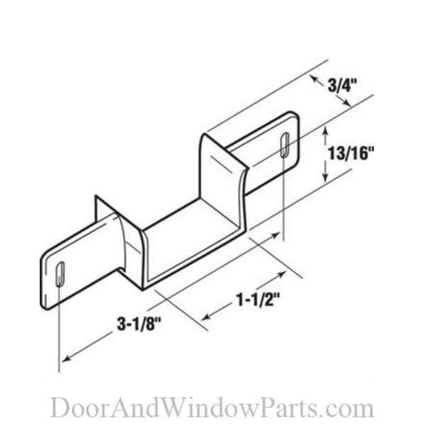 Prime-Line Nickel Shelf Support - MT - Mrs Treak
