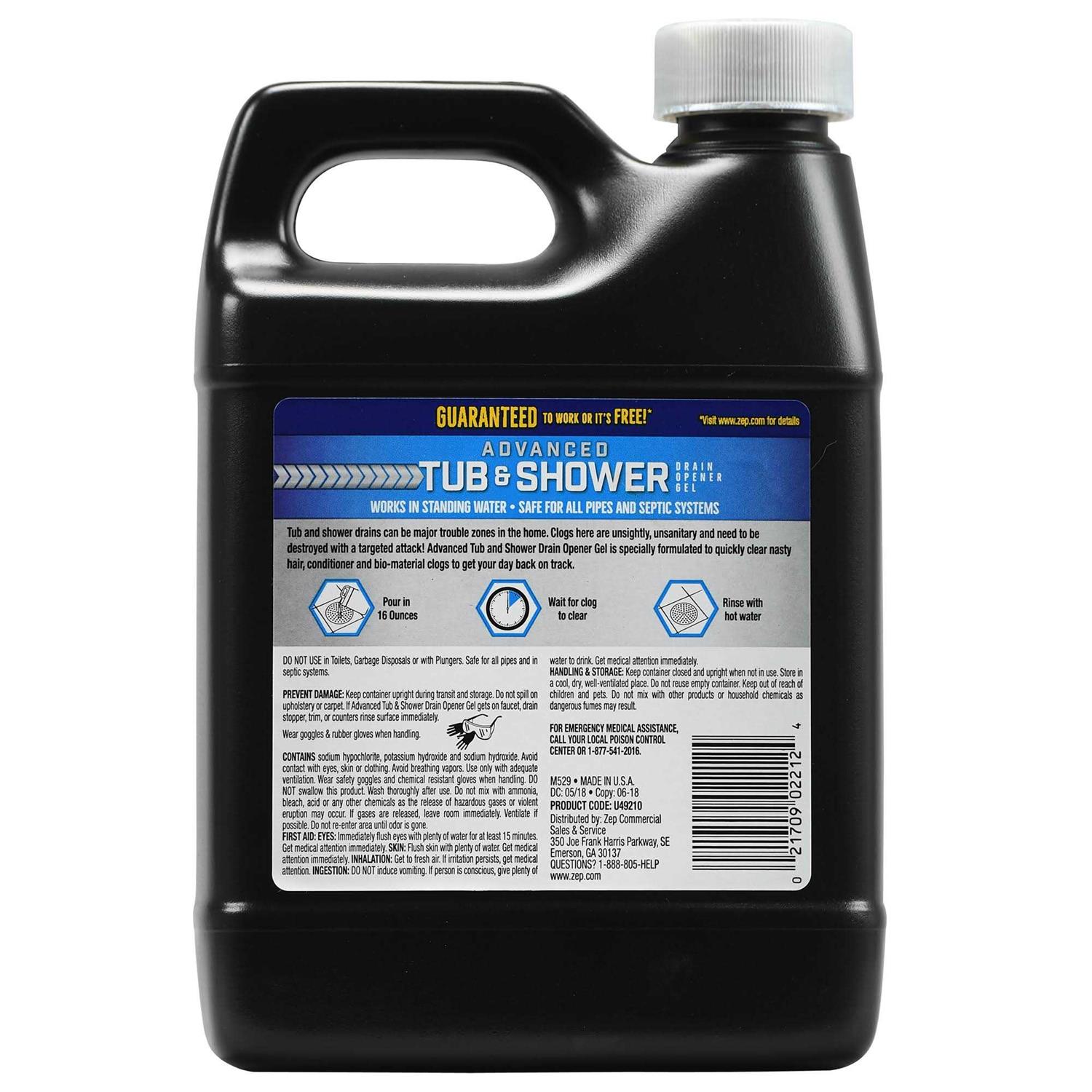 Zep Advanced Tub Shower Drain Opener - MT - Mrs Treak