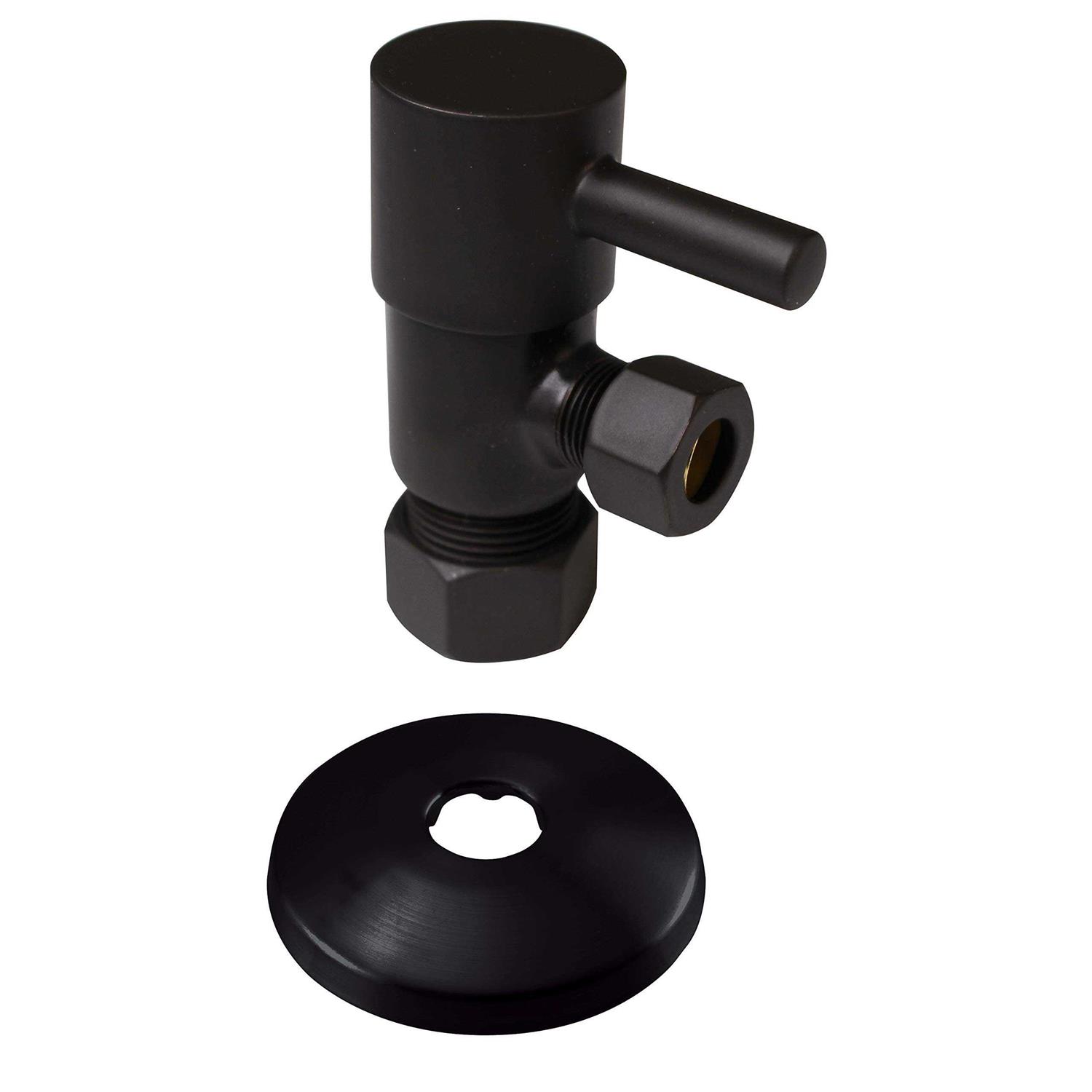 Westbrass Brass P-Trap 1/4-Turn Lavatory Kit Valves/Risers D1838QRL - MT - Mrs Treak