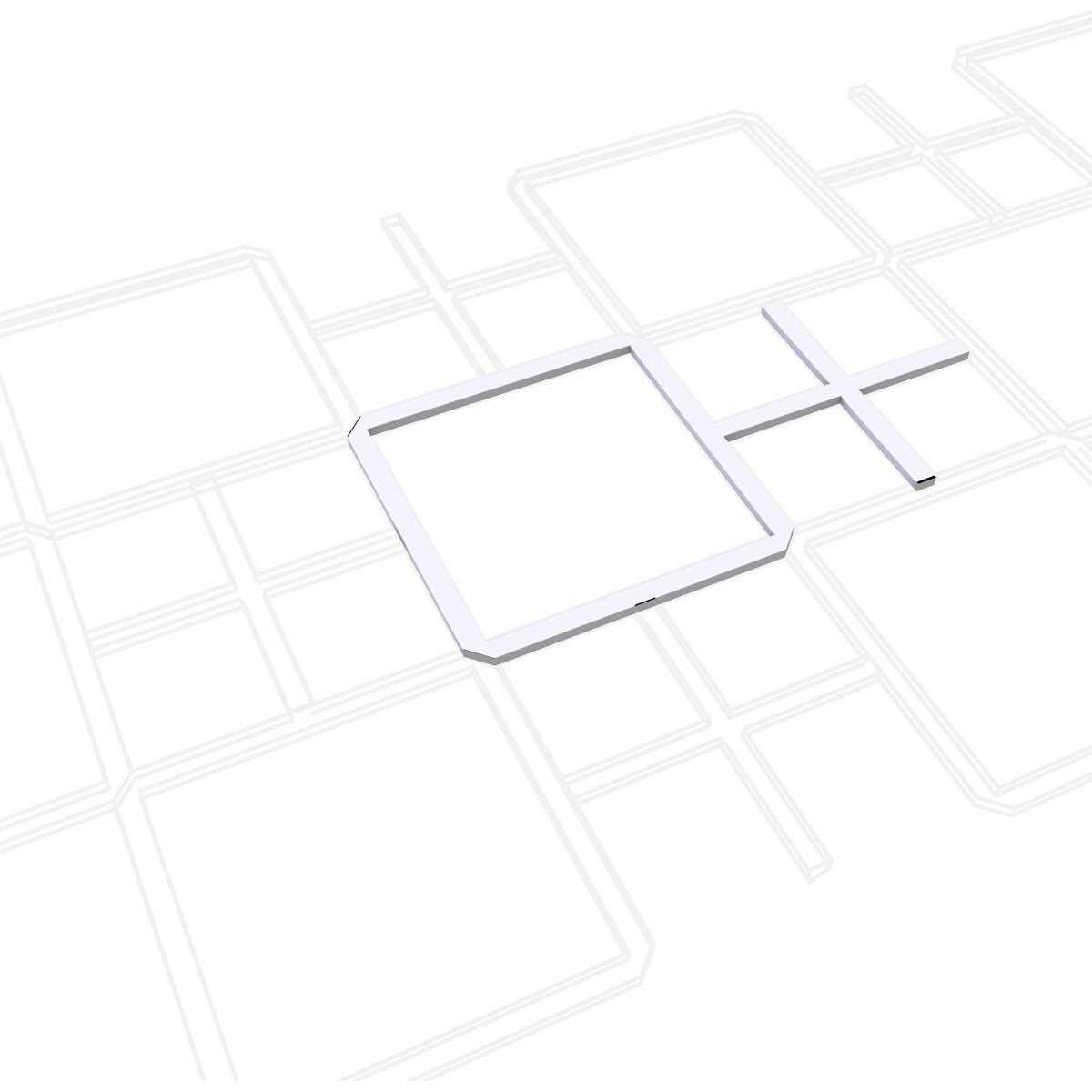 Ekena Millwork Burnett Decorative Fretwork Wall Panels in Architectural Grade PVC WALP - MT - Mrs Treak