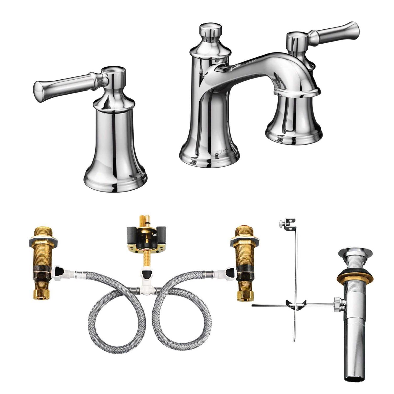 Moen 90 Degree Two-Handle Bathroom Faucet TS6720 - MT - Mrs Treak