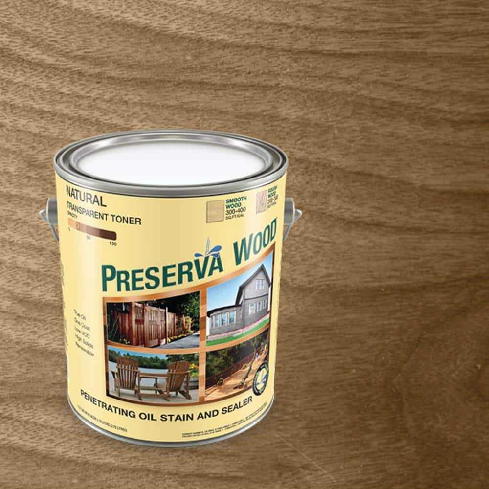 Preserva Wood 1 gal Oil-Based Exterior Stain and Sealer - MT - Mrs Treak
