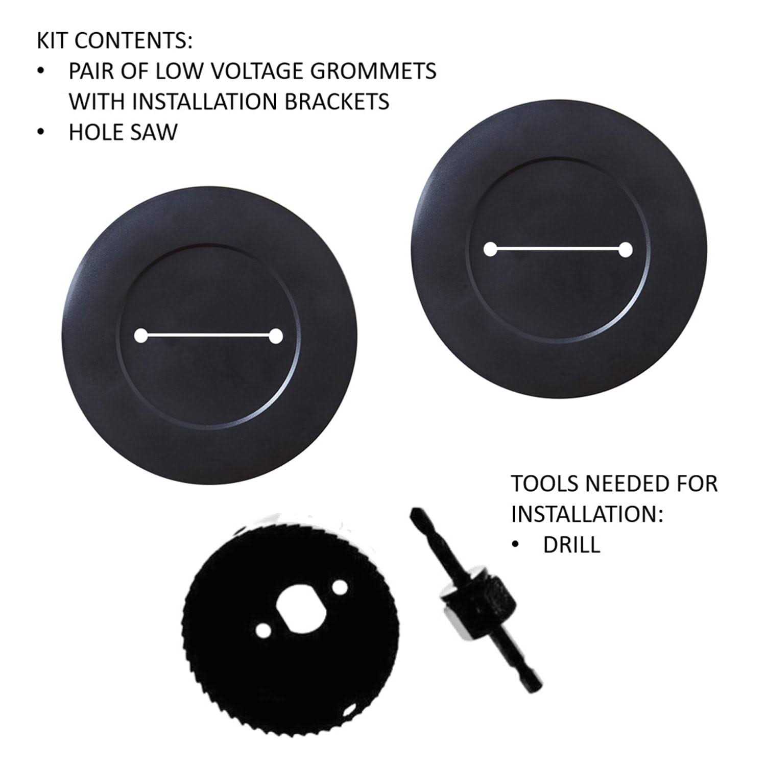 Legrand Cable Access Wall Plate WP1014WHV1 - MT - Mrs Treak