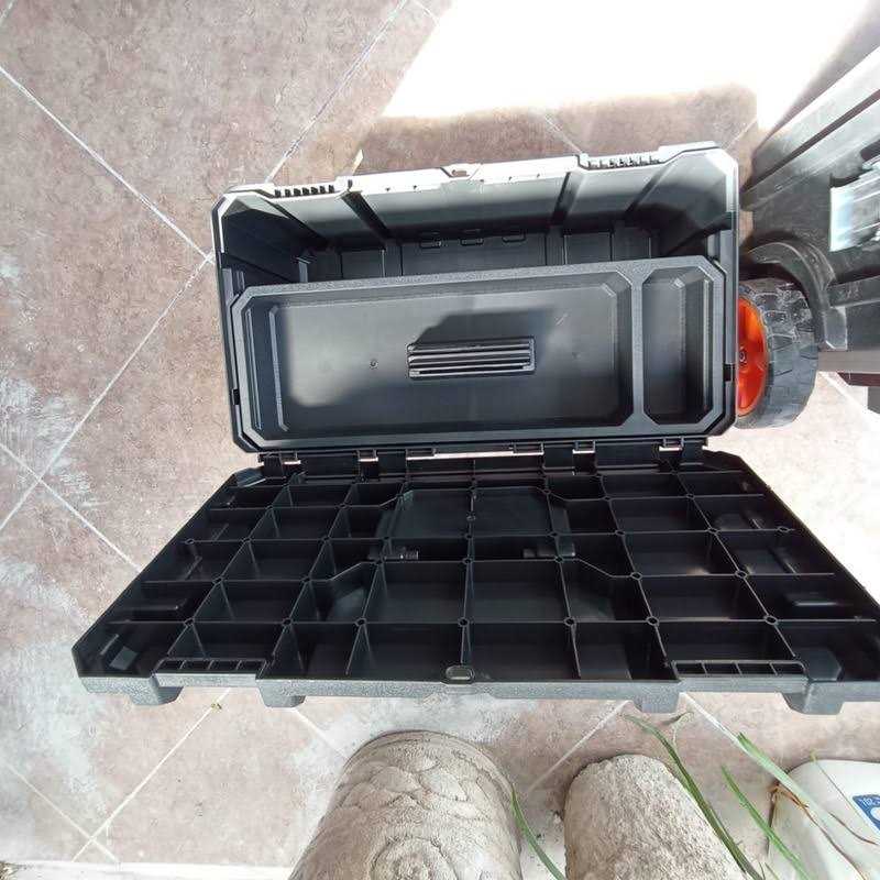 TACTIX 20.5 in. Black Plastic Tote Tray - MT - Mrs Treak