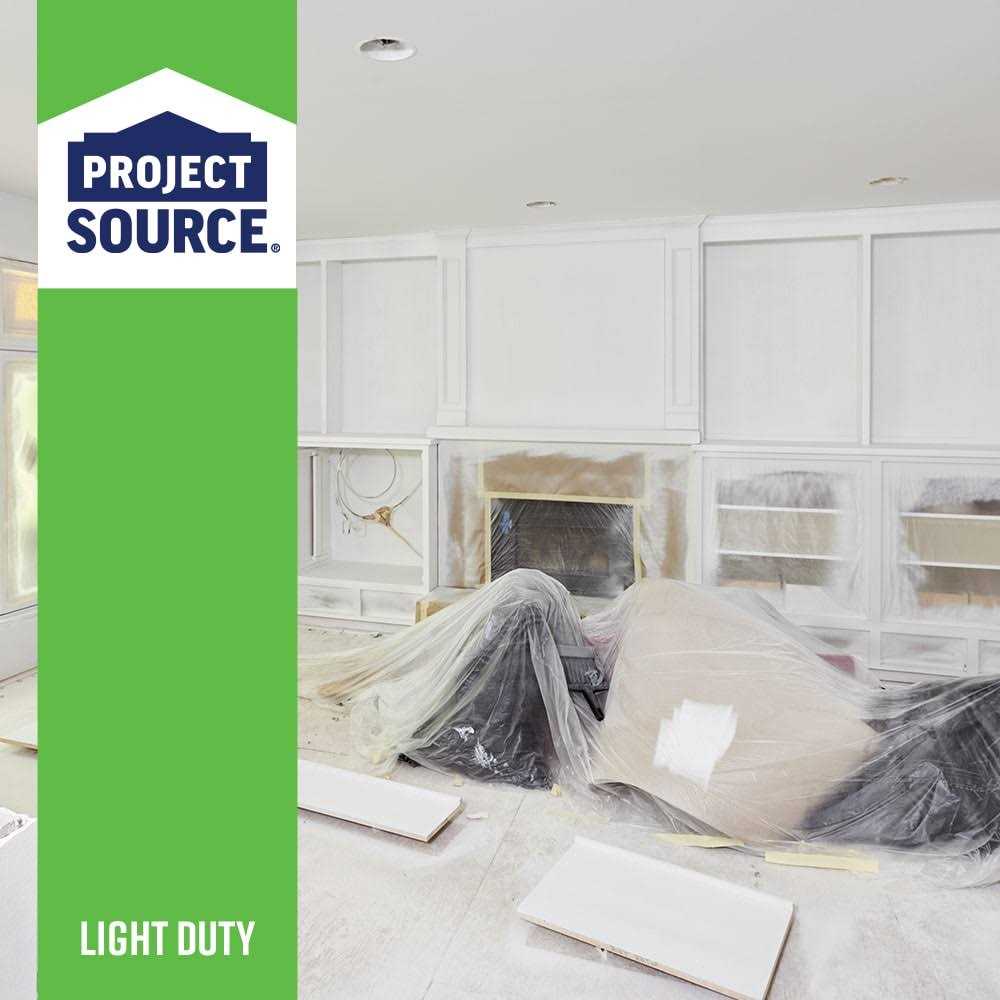 Project Source 400-ft Clear 0.5-mil Plastic Sheeting 110SG12400LOWES.5C - MT - Mrs Treak