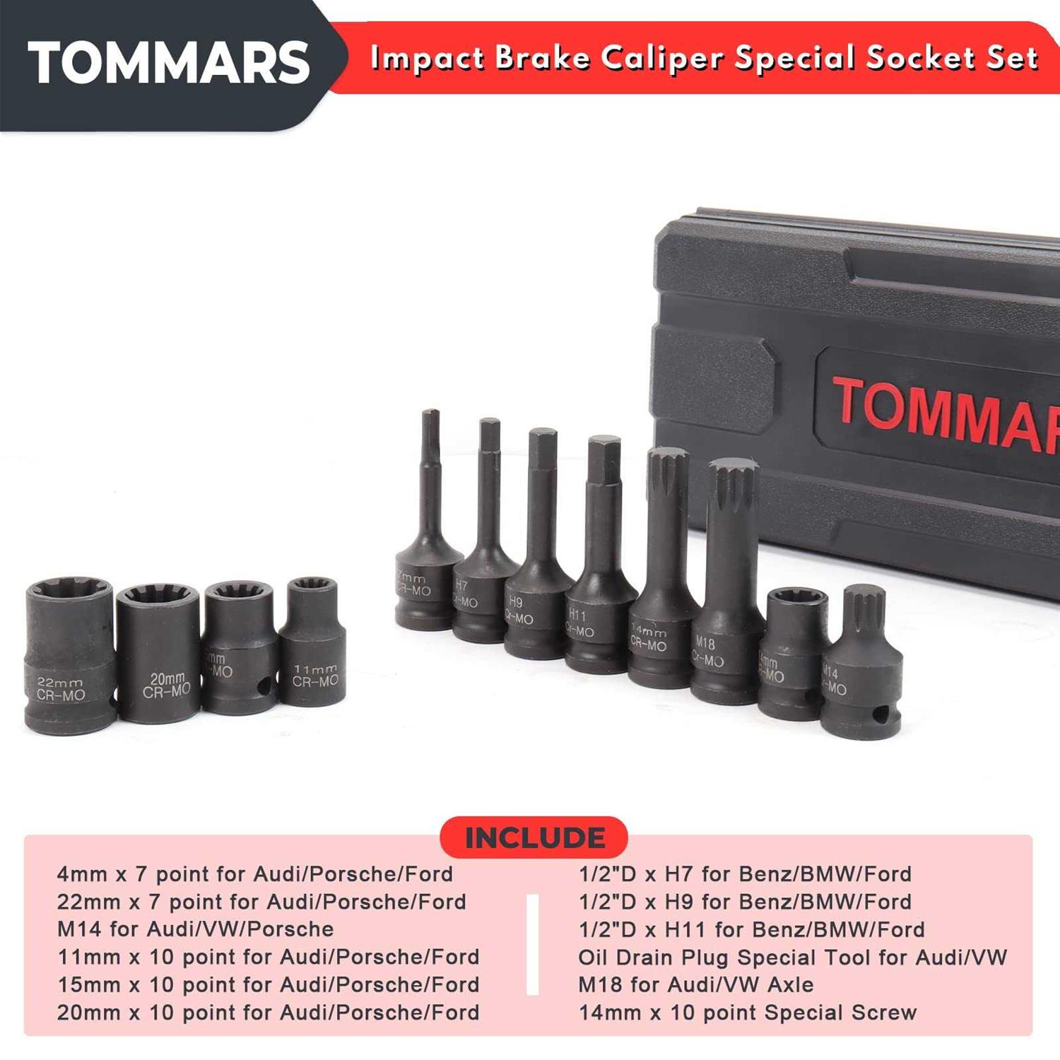 Tomler Shower Head, High Pressure Rainfall Shower Head With Adjustable Extension Arm And 9 Settings Handheld Showerhead Combo With Holder - MT - Mrs Treak