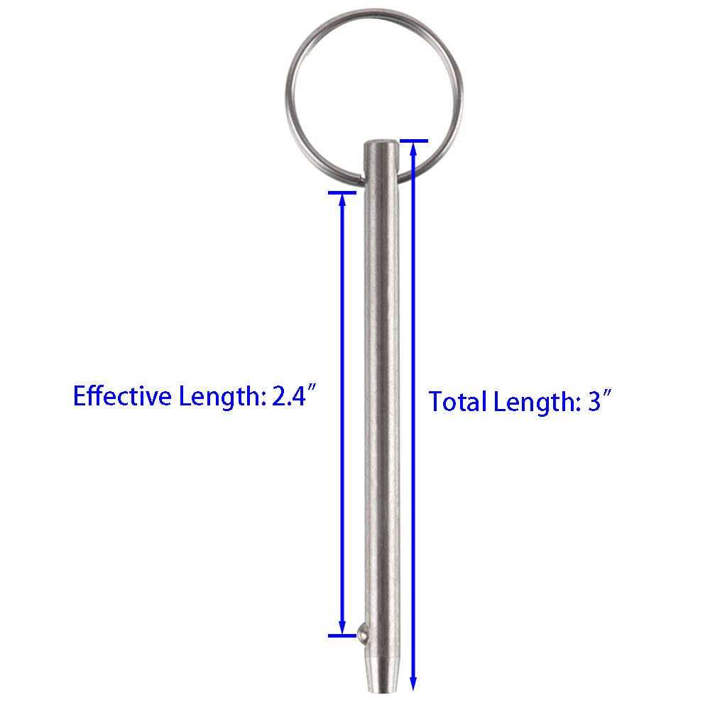 VTurboWay 2 Pack Quick Release Pin Diameter Length - MT - Mrs Treak