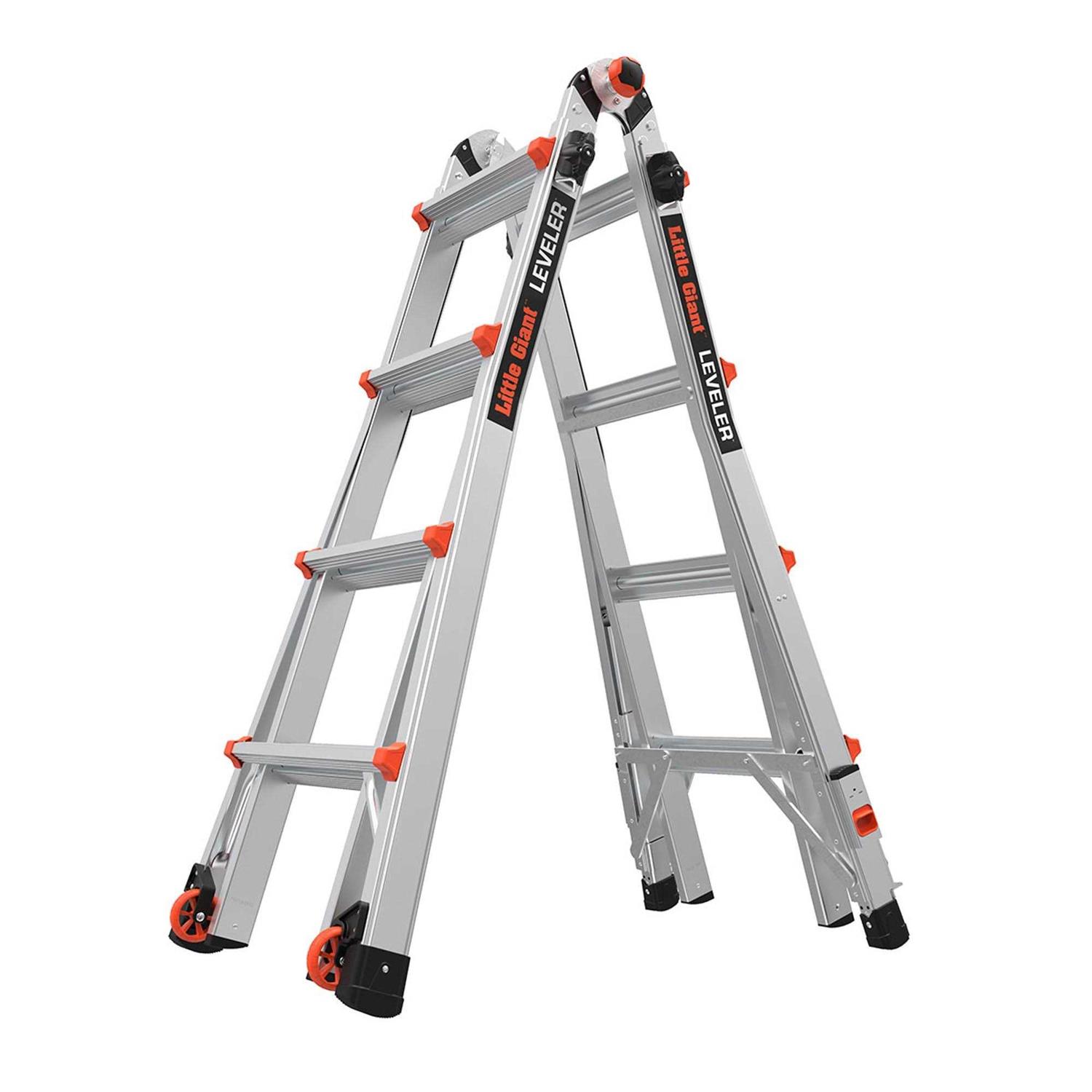 Little Giant Ladders King Kombo 2 Pro M6 6-ft Fiberglass Type 1aa- 375-lb Load Capacity Step Ladder in Green | 13906-002 - MT - Mrs Treak