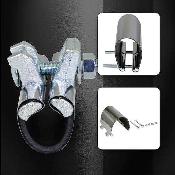 The Plumber’s Choice 5 in. PVC Flexible Coupling with Stainless Steel Clamps - MT - Mrs Treak