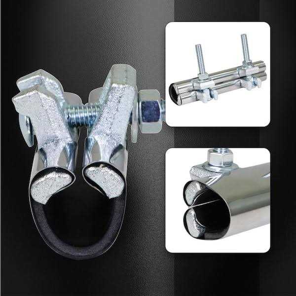 The Plumber’s Choice 3/4 in. x 6 in. Long 2-Bolt IPS Pipe Repair Clamp - MT - Mrs Treak