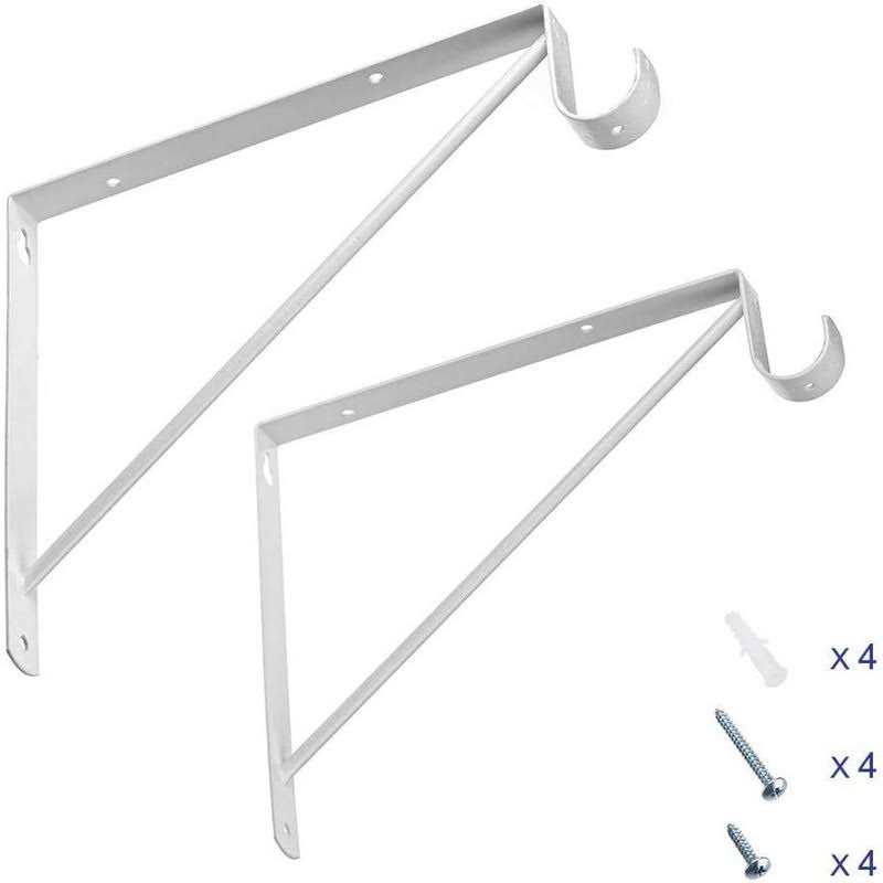 Dewell Shelf and Rod Brackets - MT - Mrs Treak