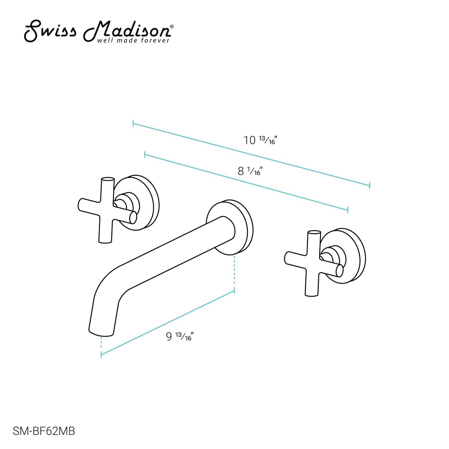 Swiss Madison SM-2T257 Sublime II Dual Flush Round Two Piece Toilet - MT - Mrs Treak