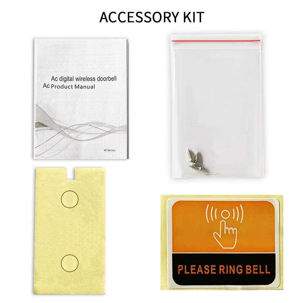 Wireless Doorbell 2 Push Buttons 2 Receivers Physen Waterproof Door Chime Kit Operating at 1300-ft - MT - Mrs Treak