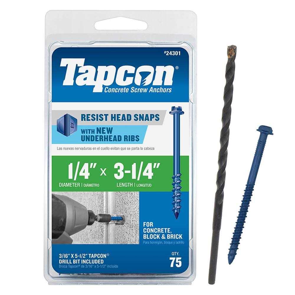 Tapcon Concrete Anchors - MT - Mrs Treak