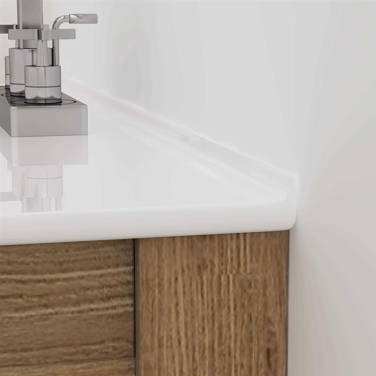 MEJE 24-inch Small Farmhouse Ceramic Kitchen Sink Apron-front Sink with Strainer & Bottom Grids MJ-285K - MT - Mrs Treak