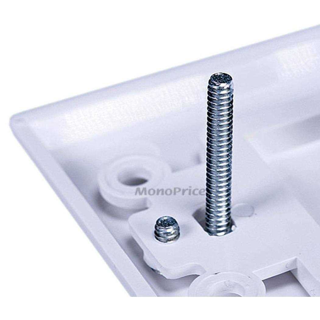 Monoprice 1-Gang Brush Wall Plate 21629 - MT - Mrs Treak