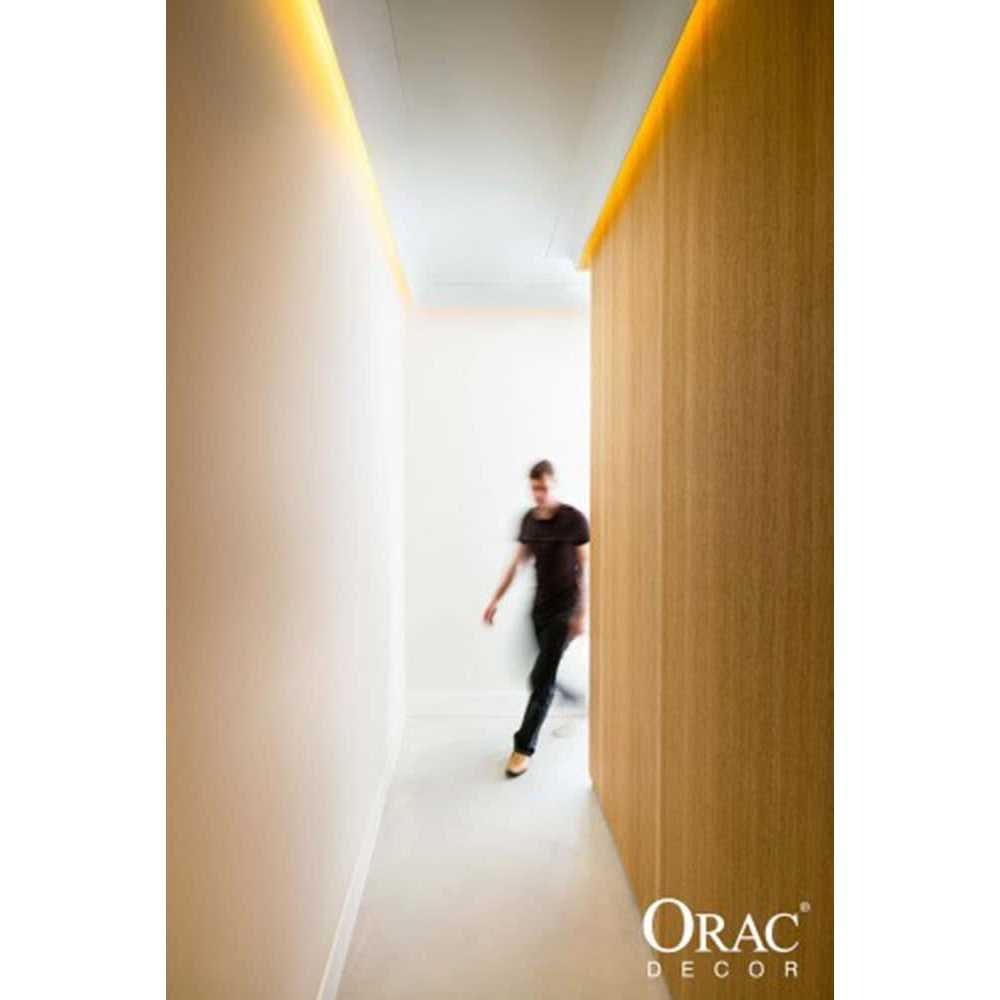 Orac Decor Polystyrene 0.87” Thick x 78” Wide x 5.50 Length Wall Base in Primed White SX186 - MT - Mrs Treak