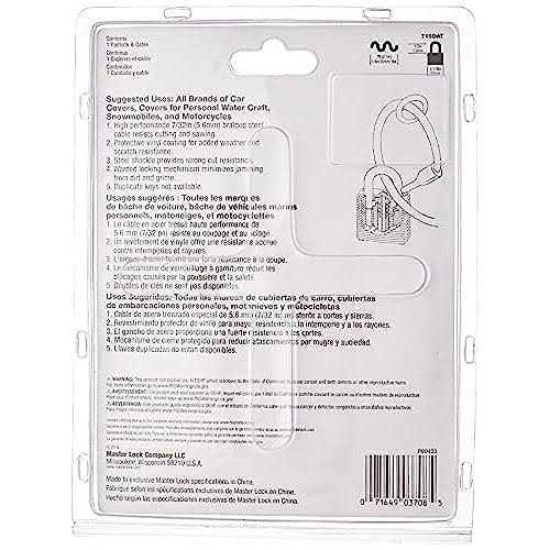 Master Lock Car Cover Cable Lock - MT - Mrs Treak