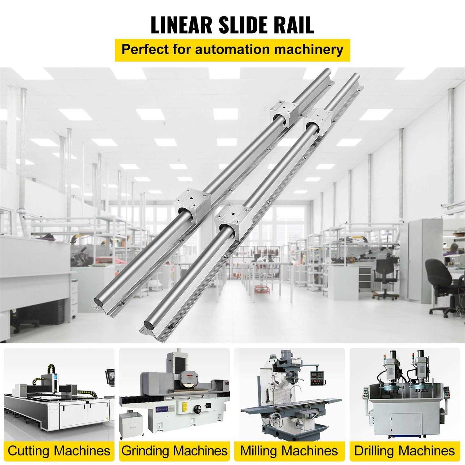 VEVOR Linear Rail SBR20-3006001000mm Rails RM1605-3506501050mm Ballscrew SBR20SZSGZXDGTZ01V0 - MT - Mrs Treak