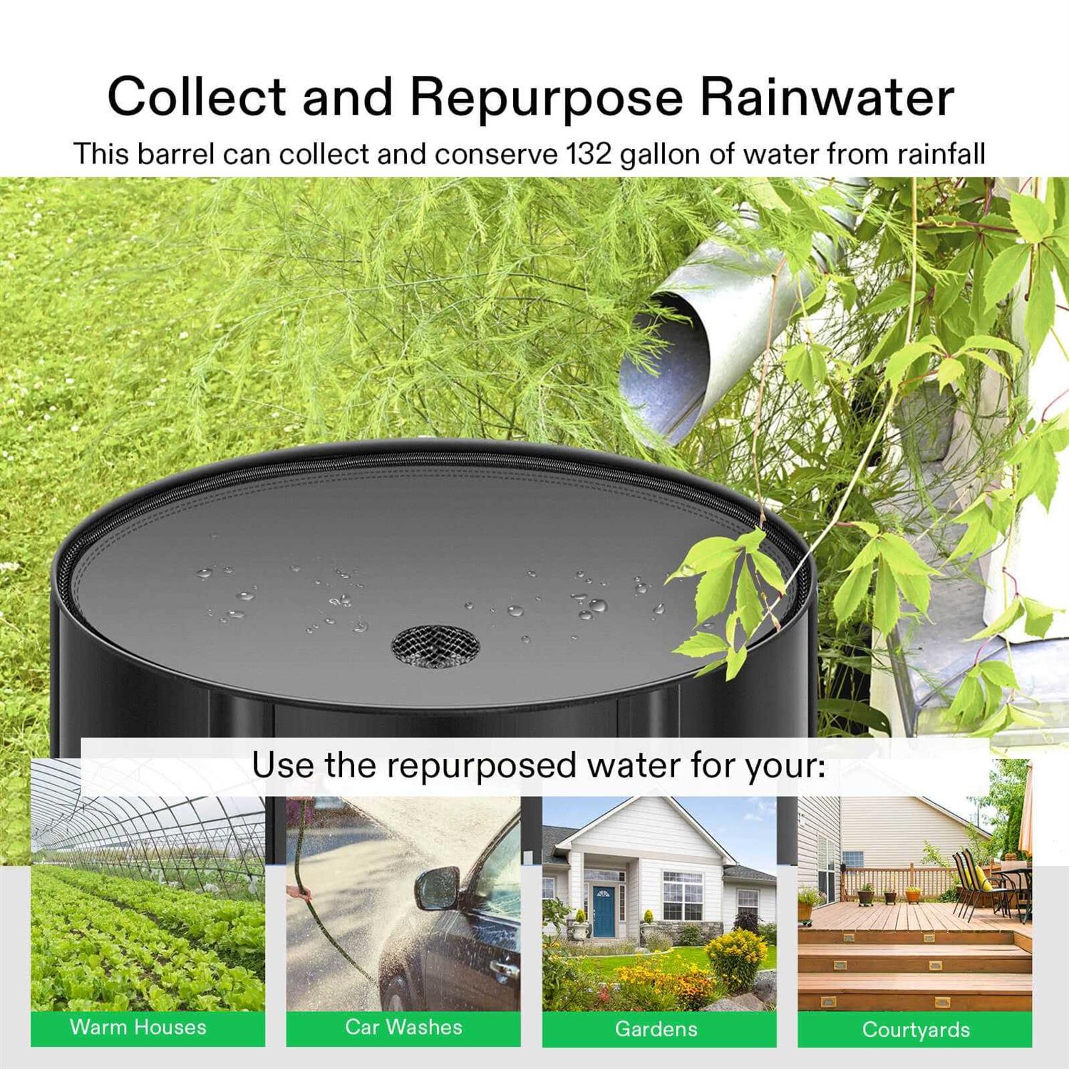 VIVOSUN Black and White Panda Film 10 x 5.5 Mil Poly Film - MT - Mrs Treak