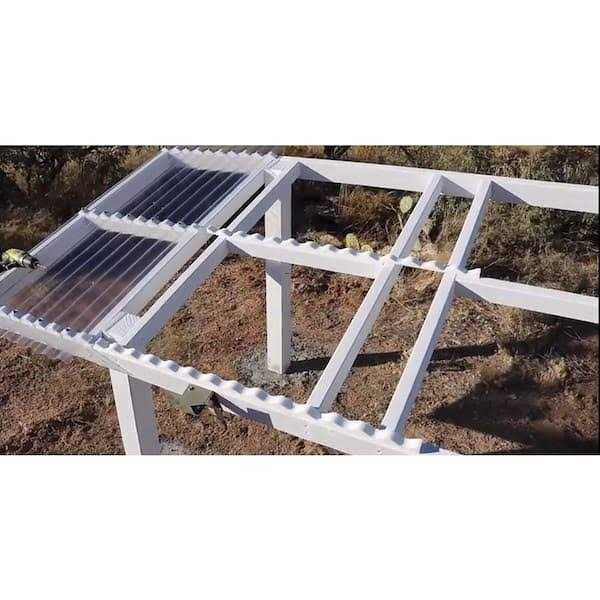 Tuftex 1 in. DeckDrain Galvanized White Fasteners - MT - Mrs Treak