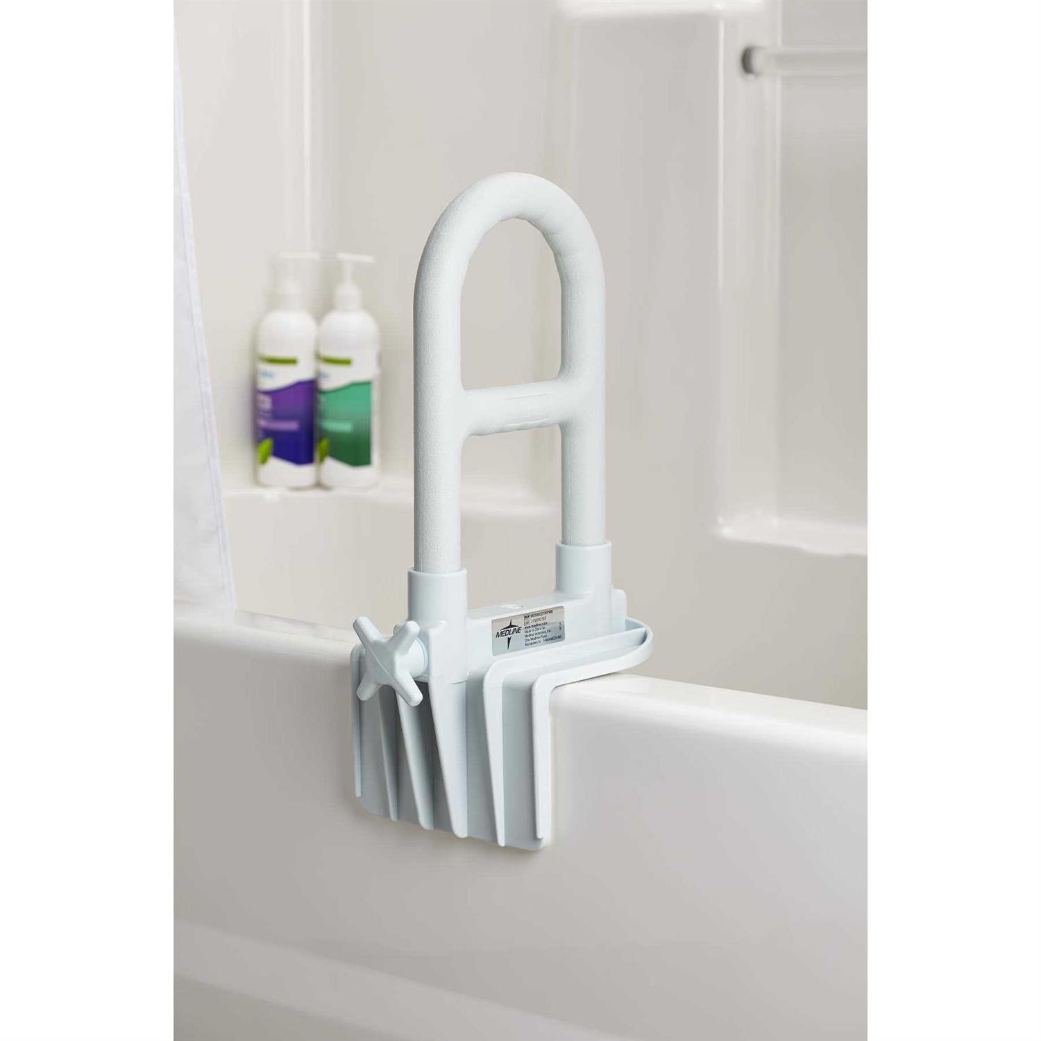 Medline Deluxe Bathtub Safety Grab Bar with Microban - MT - Mrs Treak