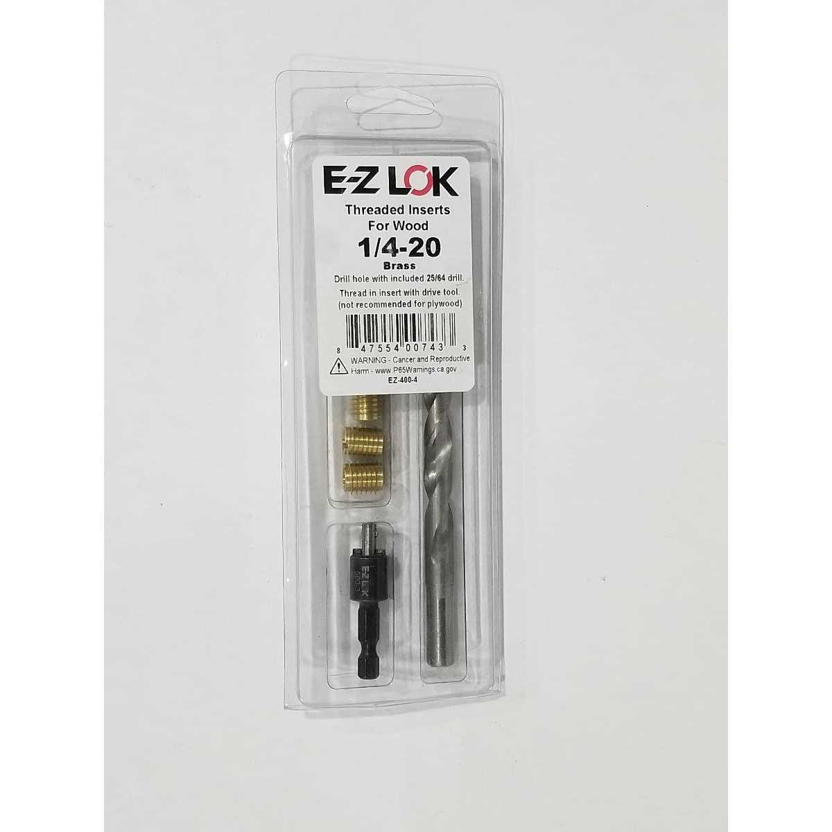 E-Z Lok Ek21020 Helical Threaded Insert Kit 304 Stainless Steel - MT - Mrs Treak