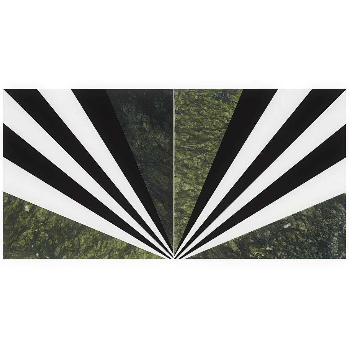 Elizabeth Sutton Bow 2 x 12 Marble Novelty Mosaic Wall & Floor Tile Ivy Hill Tile Color: Rainbow - MT - Mrs Treak