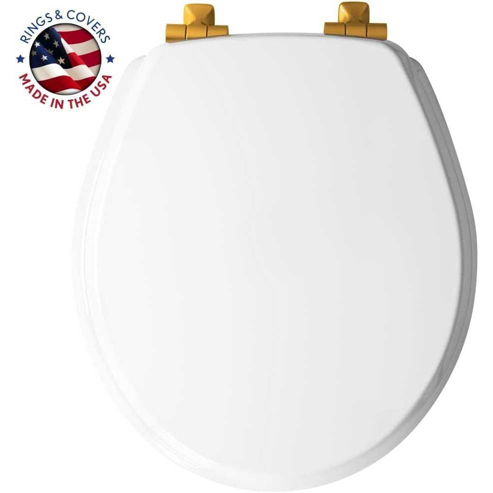 Mayfair Toilet Seat Round Wood 22EC-000 - MT - Mrs Treak