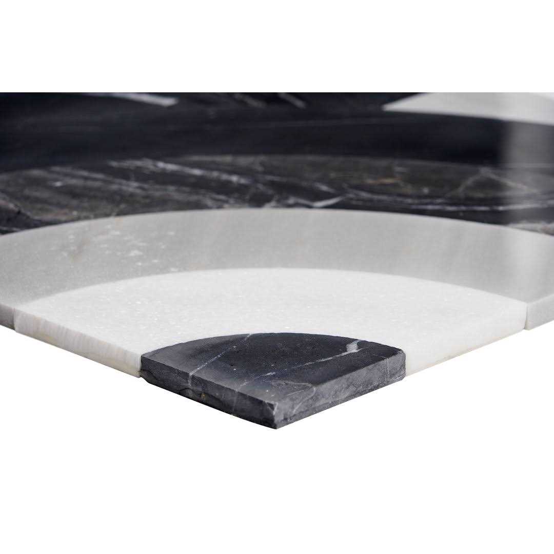 Elizabeth Sutton Bow 2 x 12 Marble Novelty Mosaic Wall & Floor Tile Ivy Hill Tile - MT - Mrs Treak