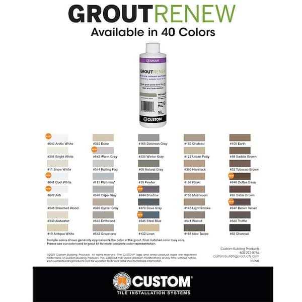 Polyblend 8 oz Grout Renew Colorant - MT - Mrs Treak