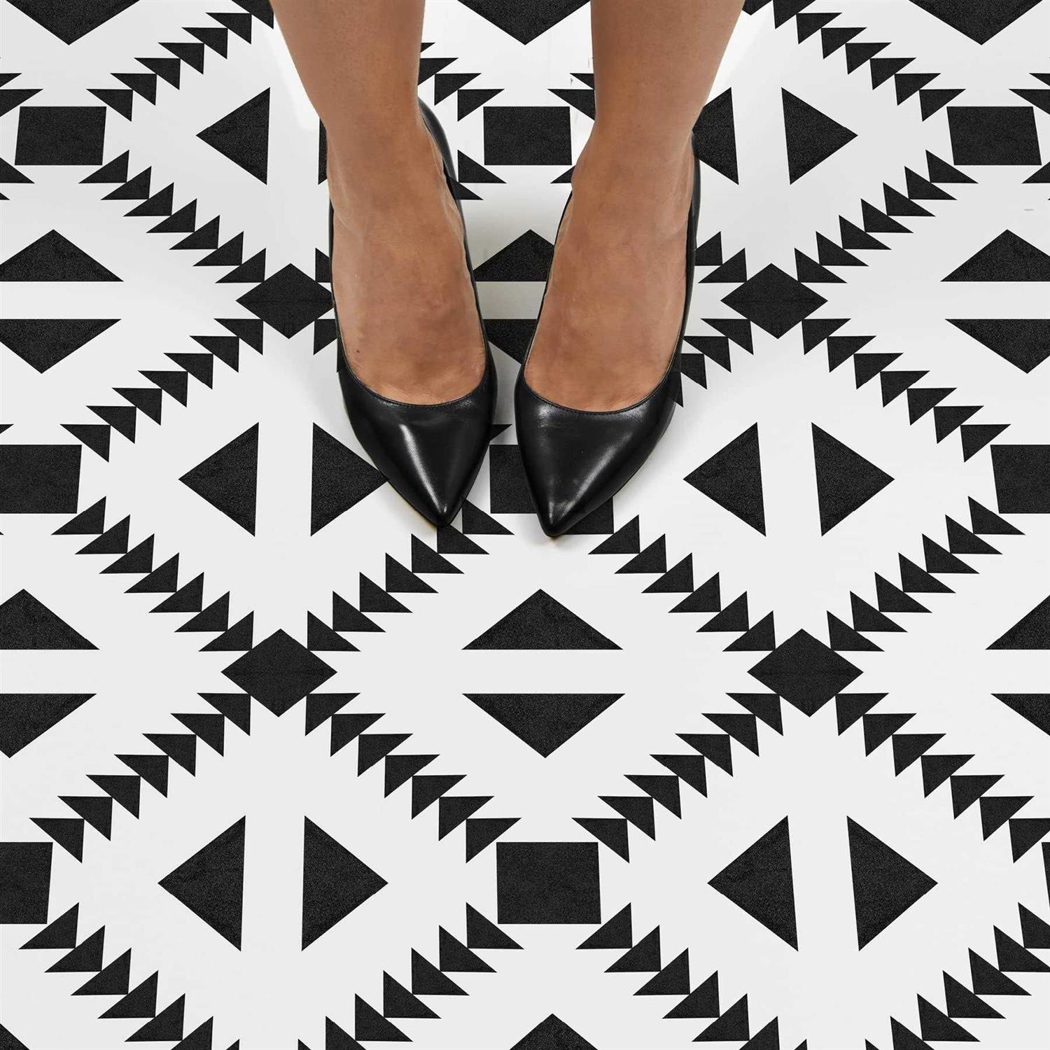 Floorpops Opaline Raven Peel & Stick Floor Tile Bundle FPB4990 - MT - Mrs Treak