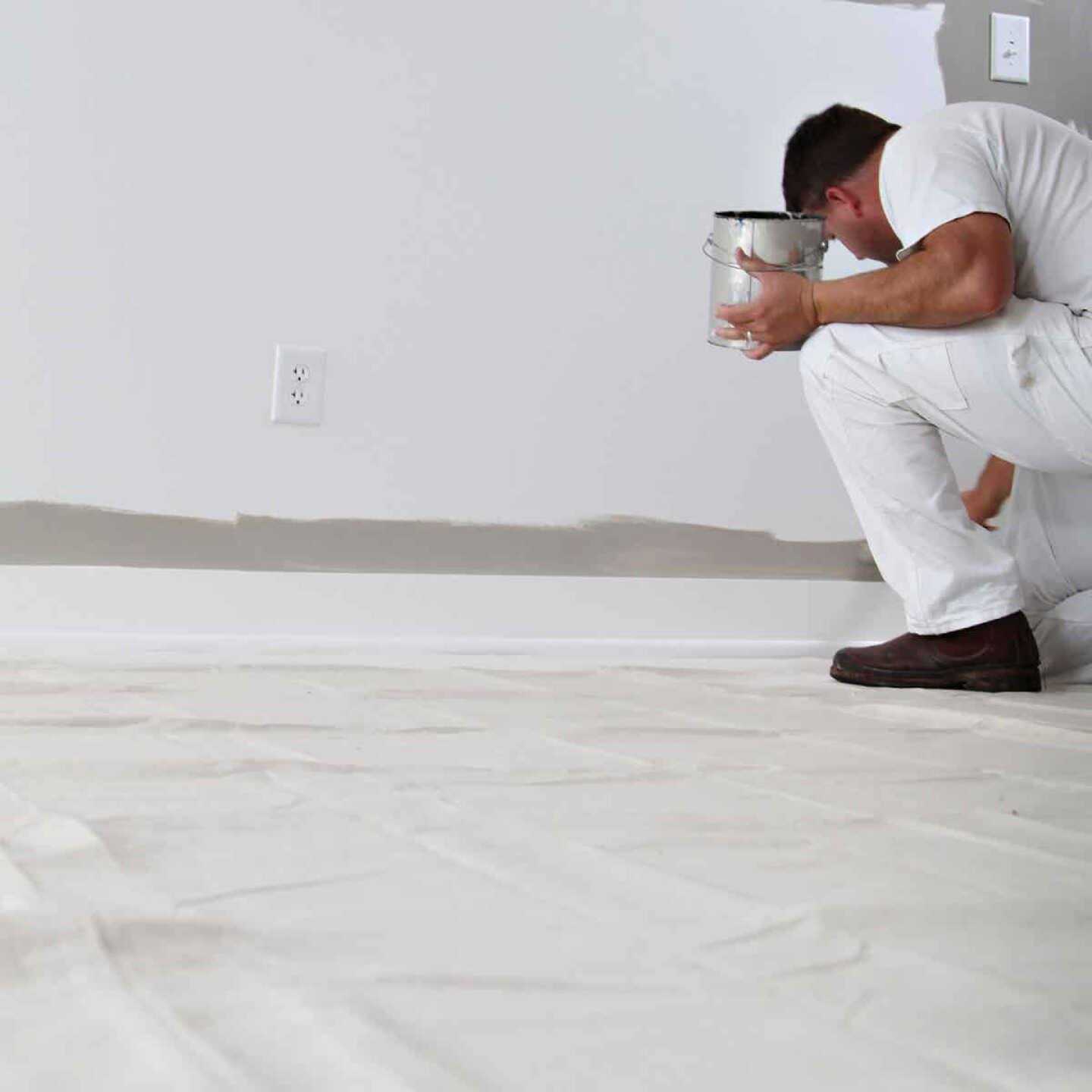 Trimaco Stay Put Vinyl 9-ft x 12-ft Drop Cloth - MT - Mrs Treak