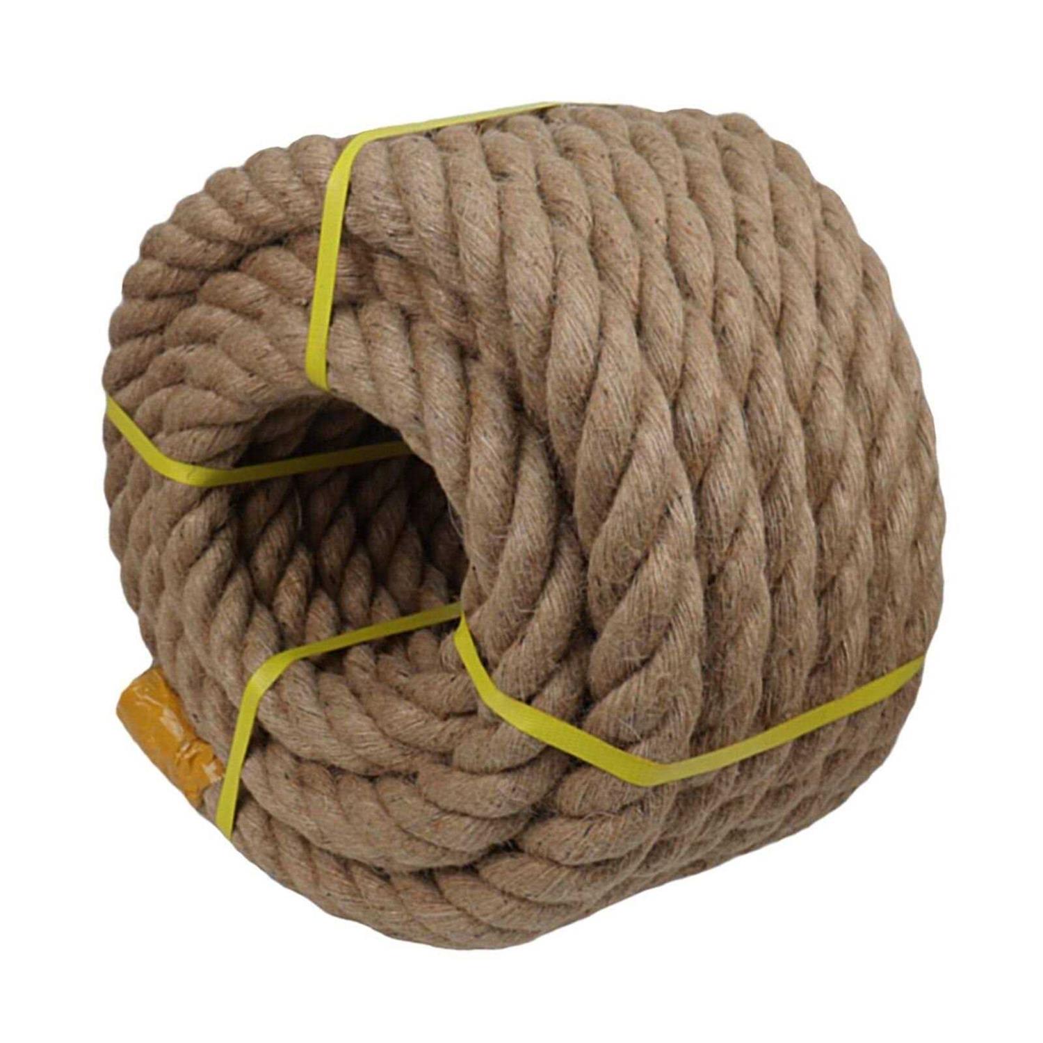 Twisted Manila Rope Jute Rope Natural Thick Hemp Rope for Docks - MT - Mrs Treak
