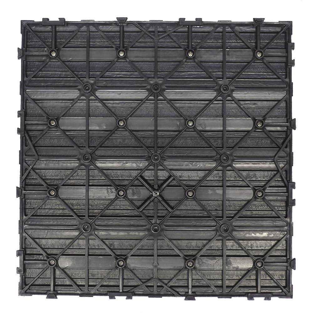 NewTechWood Ultrashield Naturale 1 ft. x 1 ft. Composite Quick Deck Outdoor Deck Tile Sample - MT - Mrs Treak