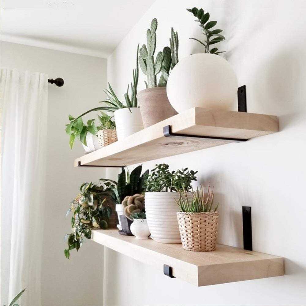 WINKER Corner Brace 8 Pcs Shelf Bracket Heavy Duty Black Steel L Corner Brace - MT - Mrs Treak