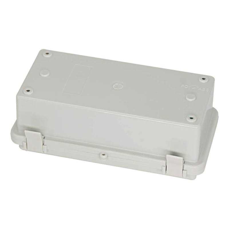 Zulkit Junction Box ABS Plastic Dustproof Waterproof IP65 Electrical Boxes Hinged Shell Outdoor Universal Project Enclosure with 2 Cable Glands - MT - Mrs Treak
