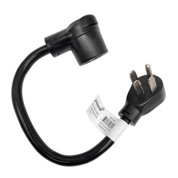 parkworld 1.5 ft. 10/3 3-Wire Dryer 3-Prong 10-30P Plug to 4-Prong Dryer 14-30R Female adapter cord - MT - Mrs Treak